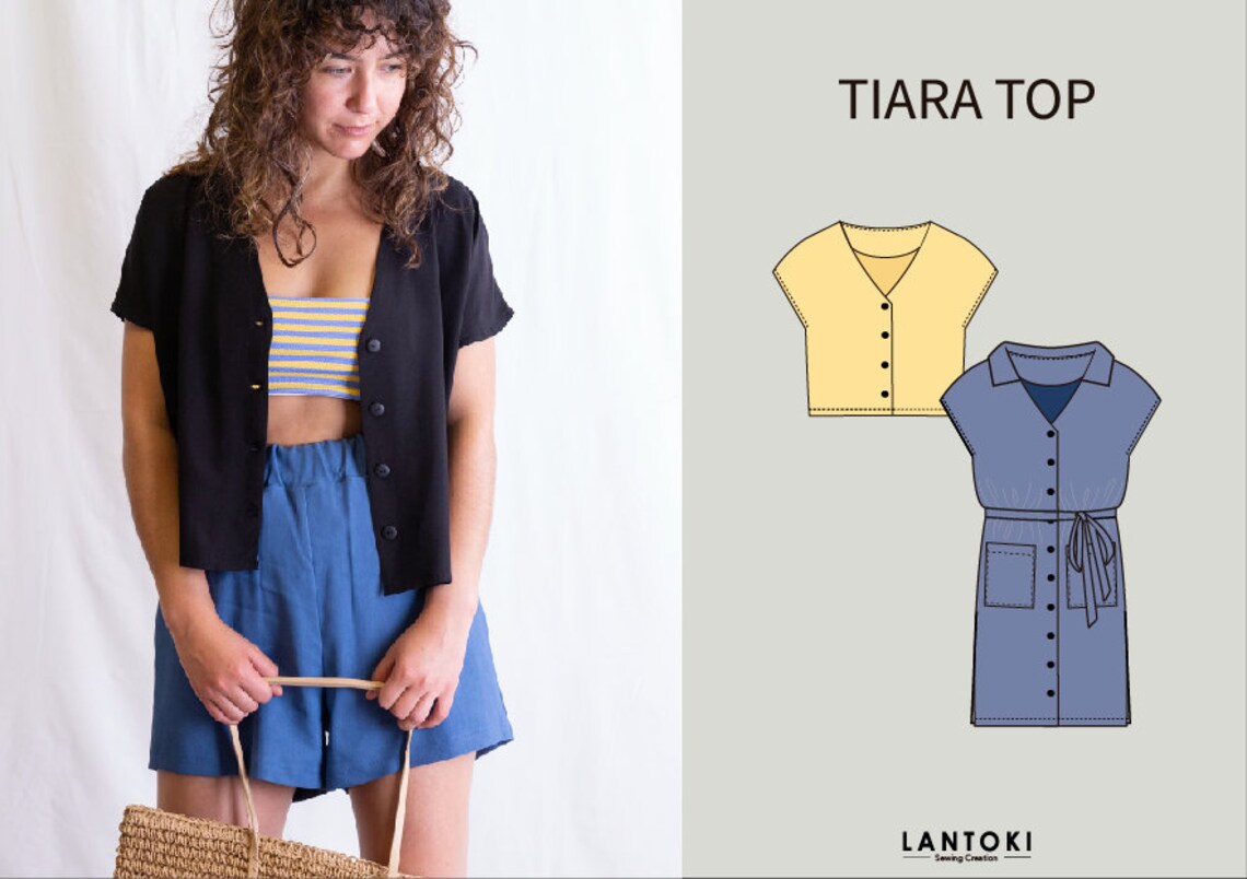 Sewing Pattern Top Pattern PDF File Dress Pattern Easy | Etsy