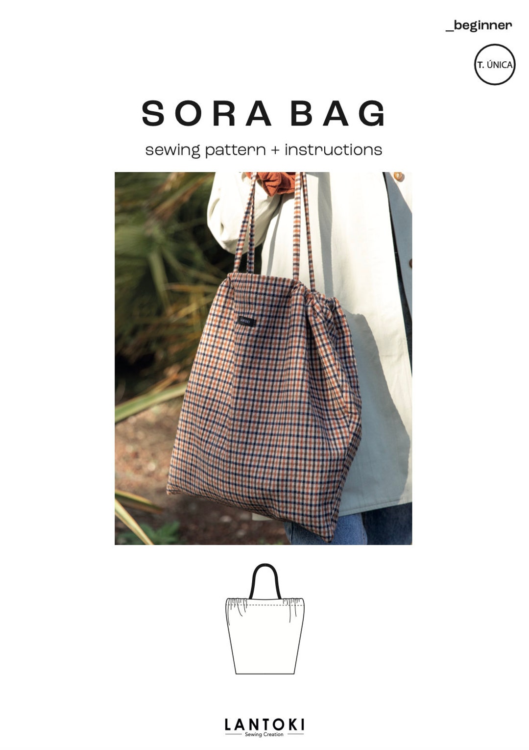 Sewing Pattern | Bag Pattern | PDF File | Simple Bag Pattern | Easy to ...
