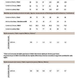 Sewing pattern Bikini pattern PDF File Swimwear pattern Easy to sew Sewing tutorial Womens patterns imagen 9