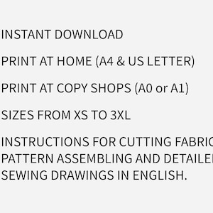 Womens top pattern Puff sleeve top Beginner top pattern DIY Sewing pattern PDF sewing pattern Easy pattern tutorial image 10