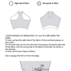 Sewing-pattern Underwear Patterns Panties PDF File Swimsuit Patterns ...