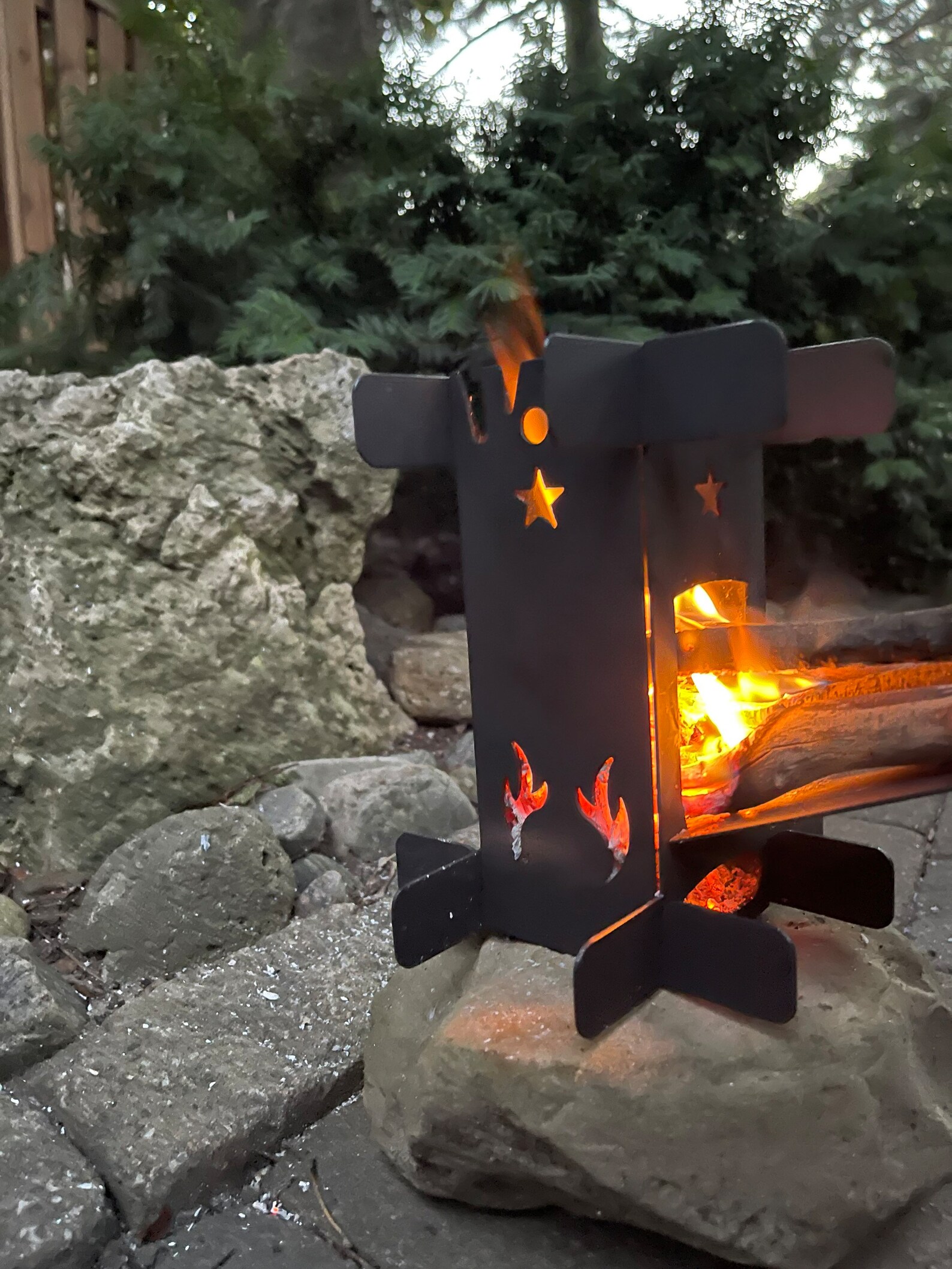 Collapsible Twig Stove. Rocket Stove. Backpacking Survival Etsy Canada