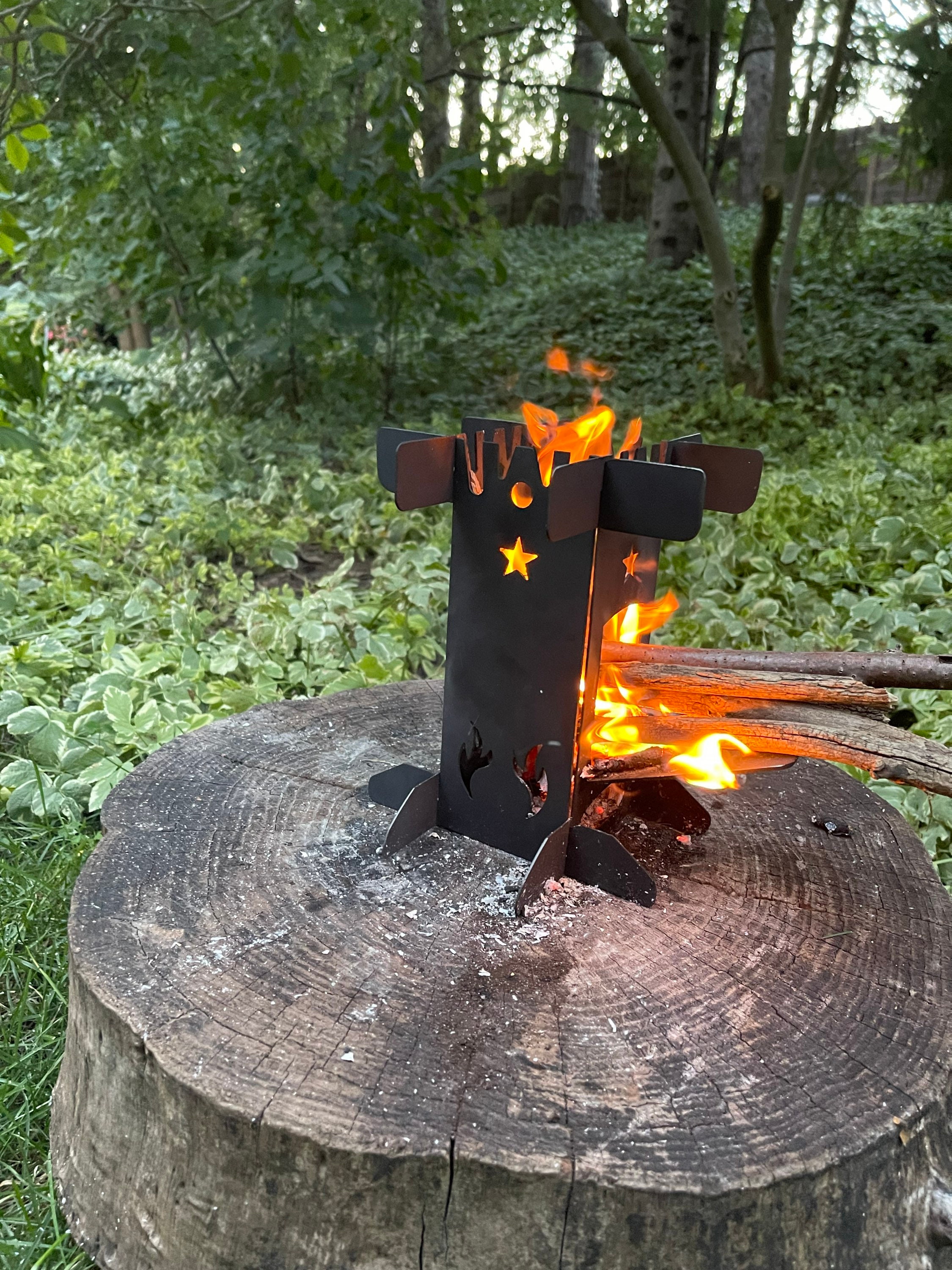 Collapsible Twig Stove. Rocket Stove. Backpacking Survival Etsy Canada