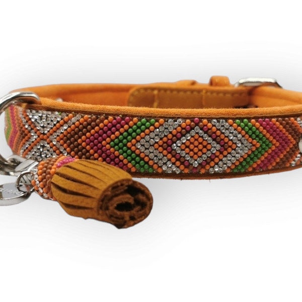 Hundehalsband Wildleder | Etno