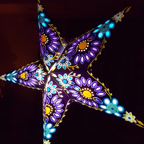 Paper Star Lantern Etsy