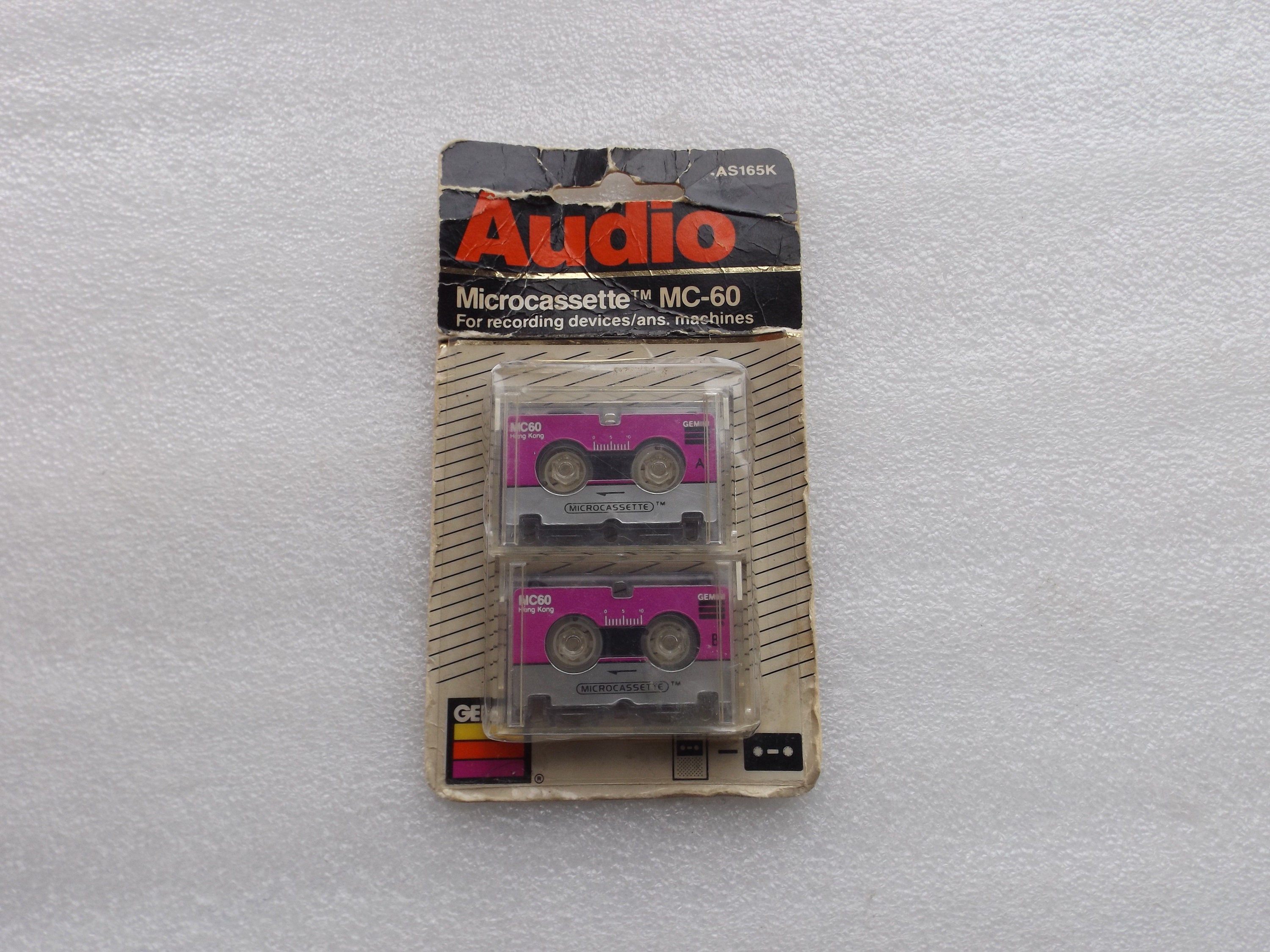 Vintage Audio MC60 Microcassette AS165K / 1 Pack / 2 Total Etsy