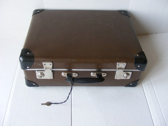 old hard suitcase