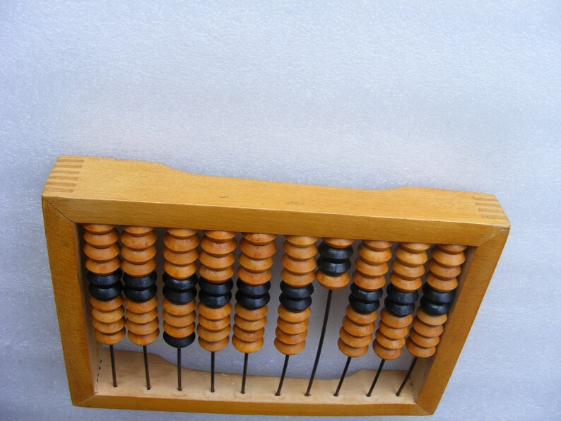 vintage wooden abacus