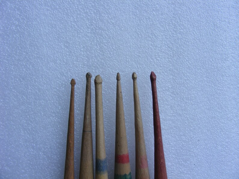Turned Wood Spindles Primitive Wood Spindles,Set of 6 Spindles Wooden Spindles Spindles for Spinning Wool
