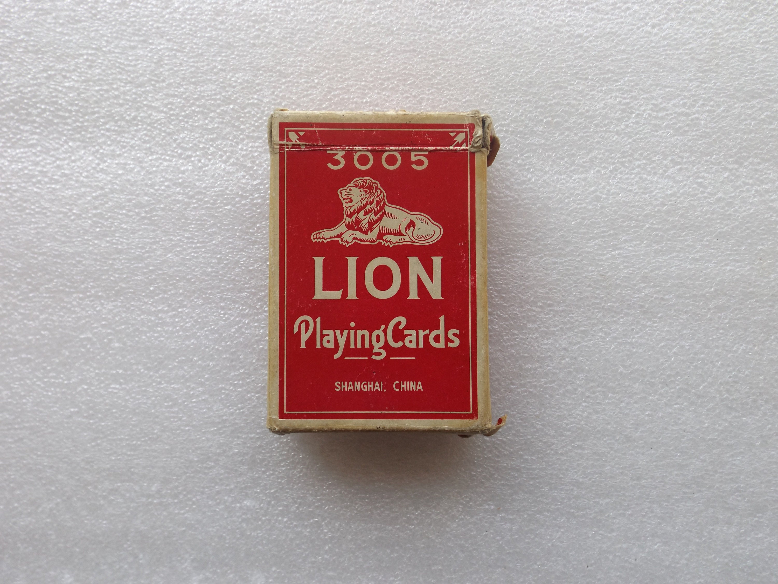 Vintage LION Shanghai Playing Cards 3005 Complete Plus Jokers - Etsy