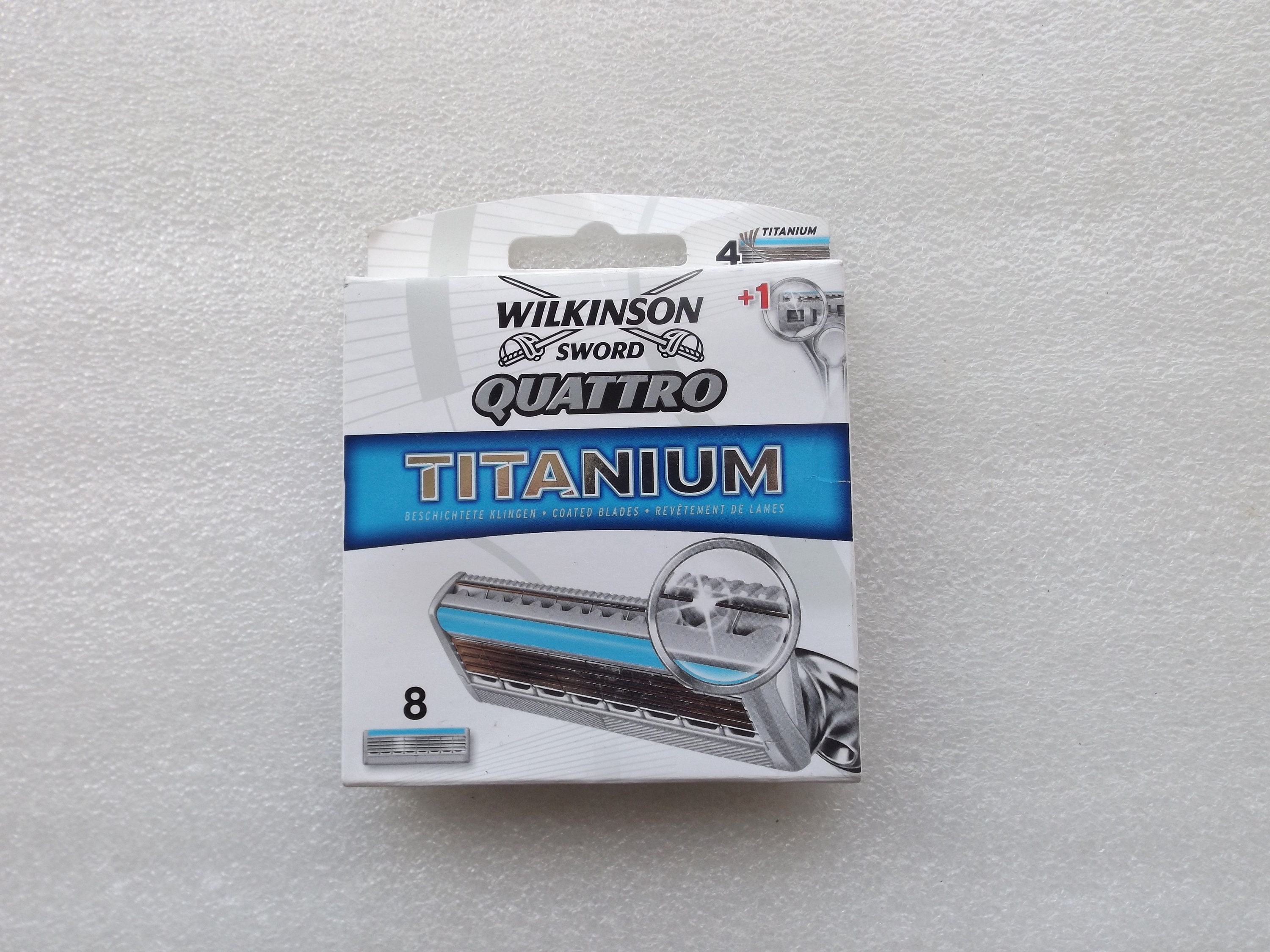 Haarvaten bescherming hanger Wilkinson Sword Quattro Titanium Pack 8 Cartridge Pack Razor - Etsy