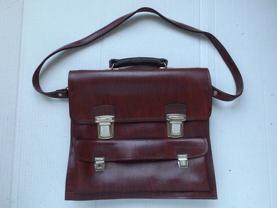 Vintage Leather Bag , Leather Shoulder Bag , Leat