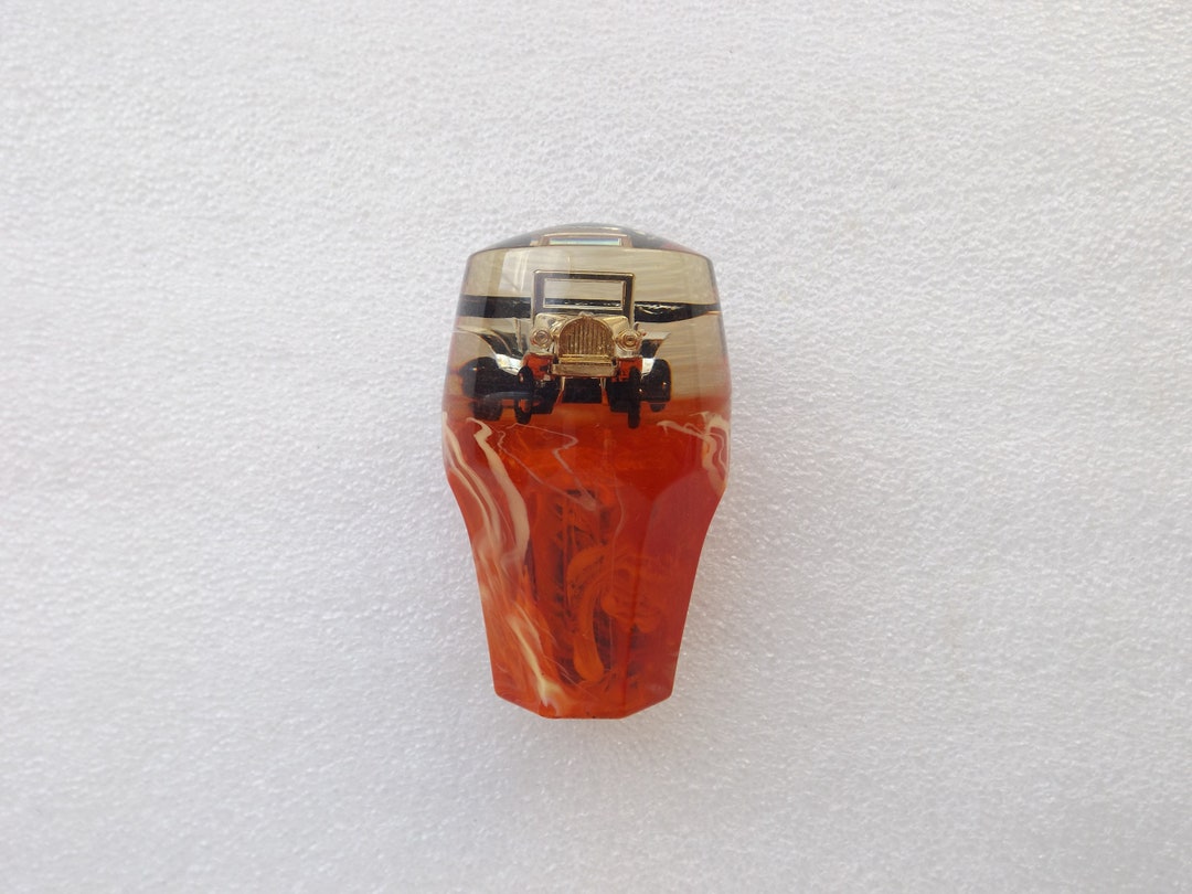 Vintage Shift Knob, Old Lucite Retro Car Auto Shift Knob Gear Shifter