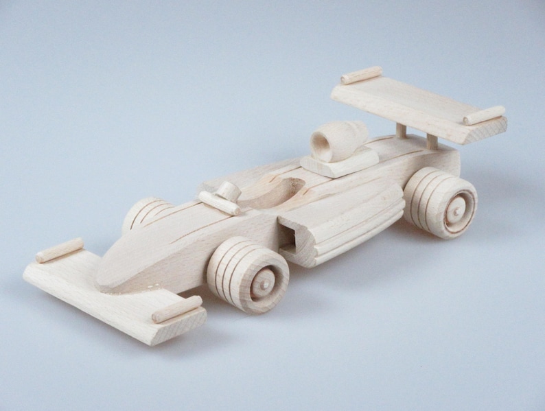 Car Wooden Toy, Child, Kids Toy, Racing Car, Gift For Kids, Formula 1, Gift idea for Boy, Push Along Car, Eco Friendly, Push and Pull Toys image 1