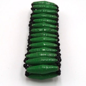 Green Beaded Unisex Bracelet, Friendship Bracelet, Adjustable Bracelet, Handmade Wristband, Costume Jewelry, Meaningful Gift, Handmade, Gift image 2