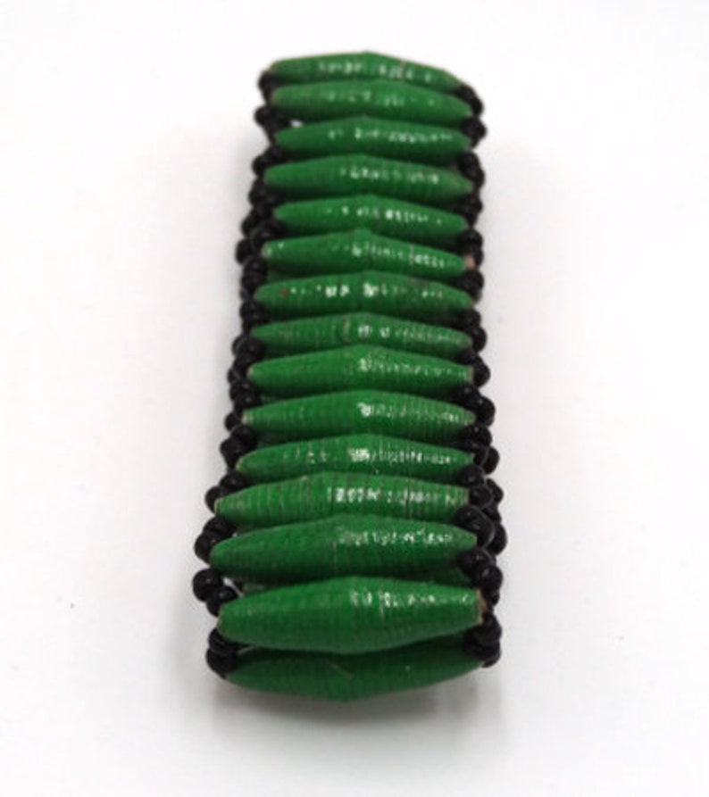 Green Beaded Unisex Bracelet, Friendship Bracelet, Adjustable Bracelet, Handmade Wristband, Costume Jewelry, Meaningful Gift, Handmade, Gift image 2