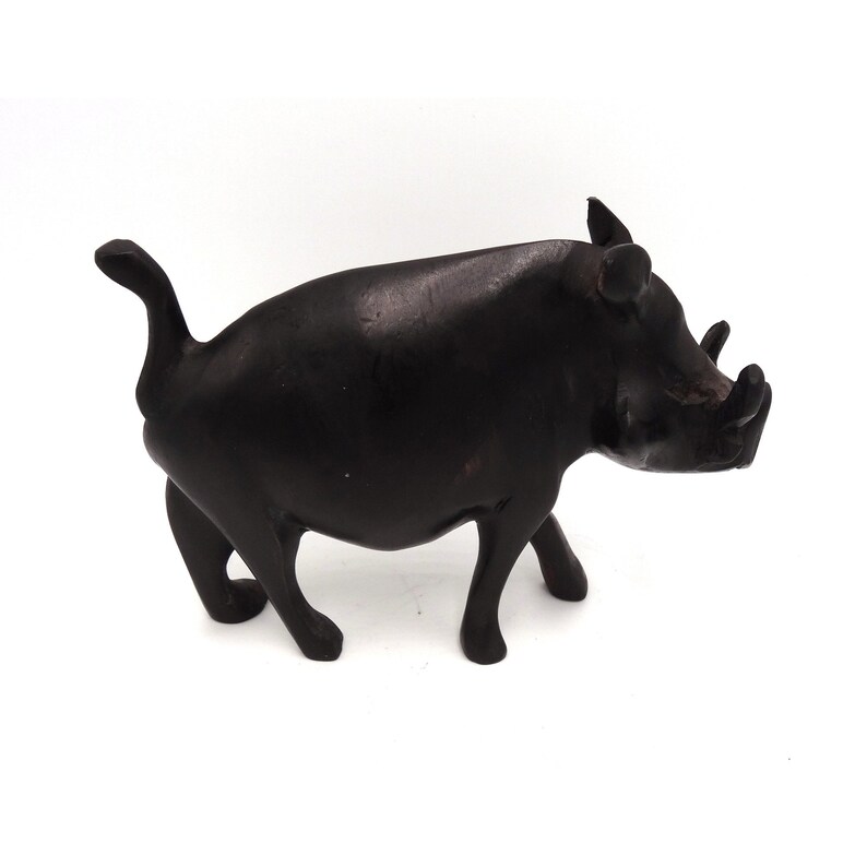 Warthog, Pumba, Figurine Ornament, Collectible Wood, Hakuna Matata, Present For, Home Décor, Collectible, African Warthog, Pride Lands image 2