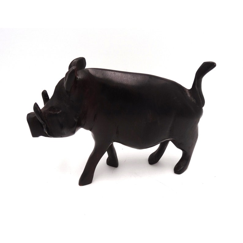 Warthog, Pumba, Figurine Ornament, Collectible Wood, Hakuna Matata, Present For, Home Décor, Collectible, African Warthog, Pride Lands image 1