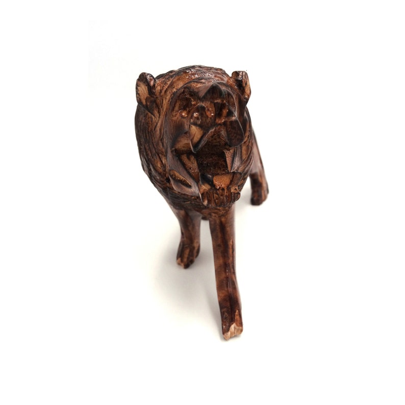 Lion Knick Knack, Rosewood, Hand crafted, African Works, Wood Craft, Traditional Style, Home Déco, Jungle, Animal, Forest, Father image 3