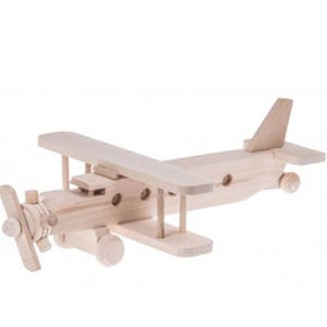 Plane Wood, Toys, Wood toys, Kids toys, Handmade Toy, Toy for boys, Baby Toys, Toddler toys, Toy, Wooden kids toys, Build, Play, Education image 1