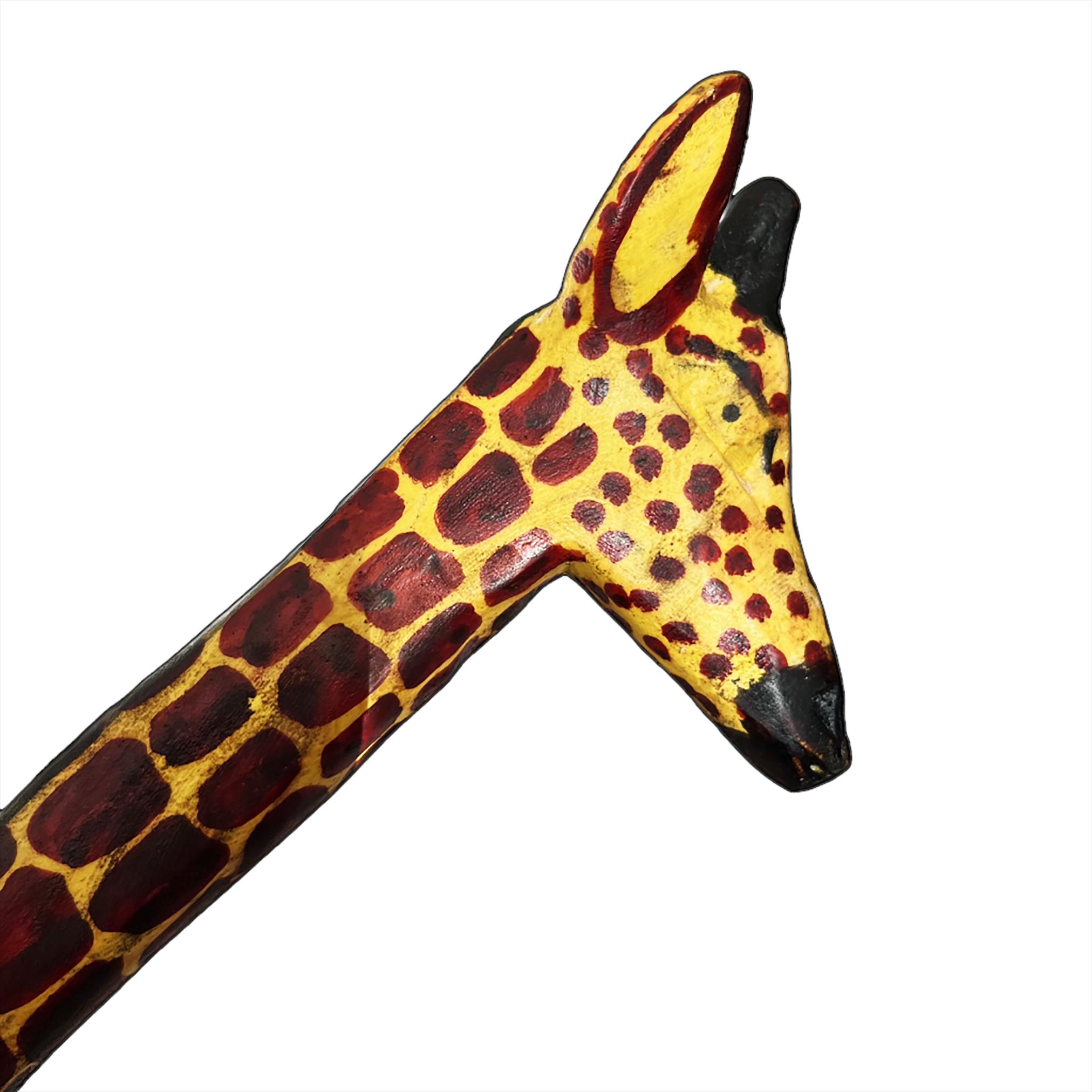 Ensemble 3 Girafes En Bois Sculpté Main – Tailles 100 Cm, 60 Cm, 40 Cm – Style Afrique Bali – Décoration Éco-Responsable
