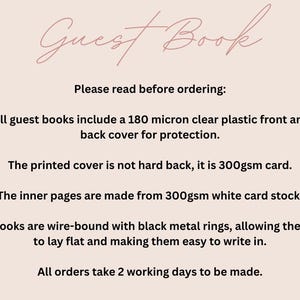Personalised Neutral Baby Shower Guest Book – Gender Neutral Minimalistic Design immagine 2