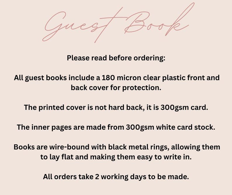 Personalised Neutral Baby Shower Guest Book – Gender Neutral Minimalistic Design immagine 2
