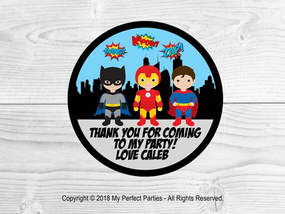 35 Personalised Boy Girl Pirate Thank You Stickers Sweet Cone Birthday Party