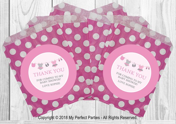 personalised baby shower bags