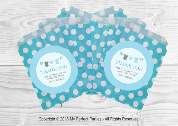 personalised baby shower sweets