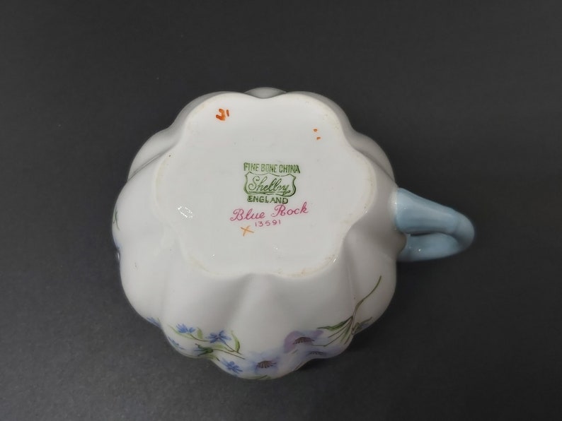 Shelley Dainty Blue Rock creamer image 4