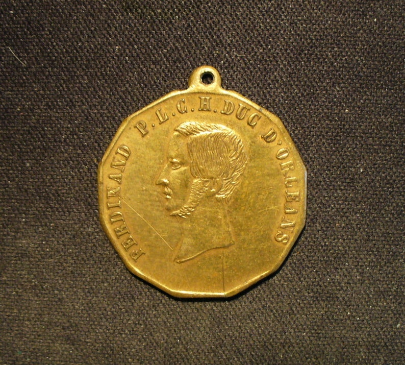 France 1842 Death of Duke of Orleans Token