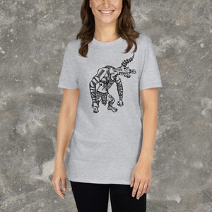 Moblin Tribal Outline Black Short-Sleeve Unisex T-Shirt
