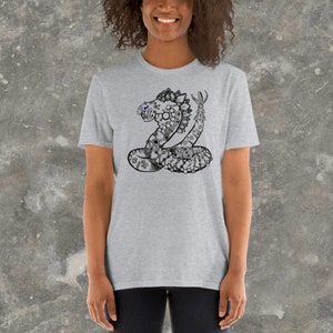 Slitherfang Black Outline Short-Sleeve Unisex T-Shirt