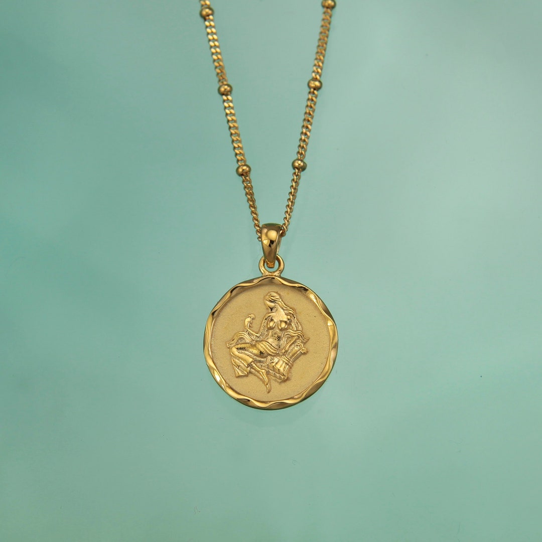 Gold Star Sign Zodiac Necklaces | Virgo Pendant | Horoscope Jewellery ...