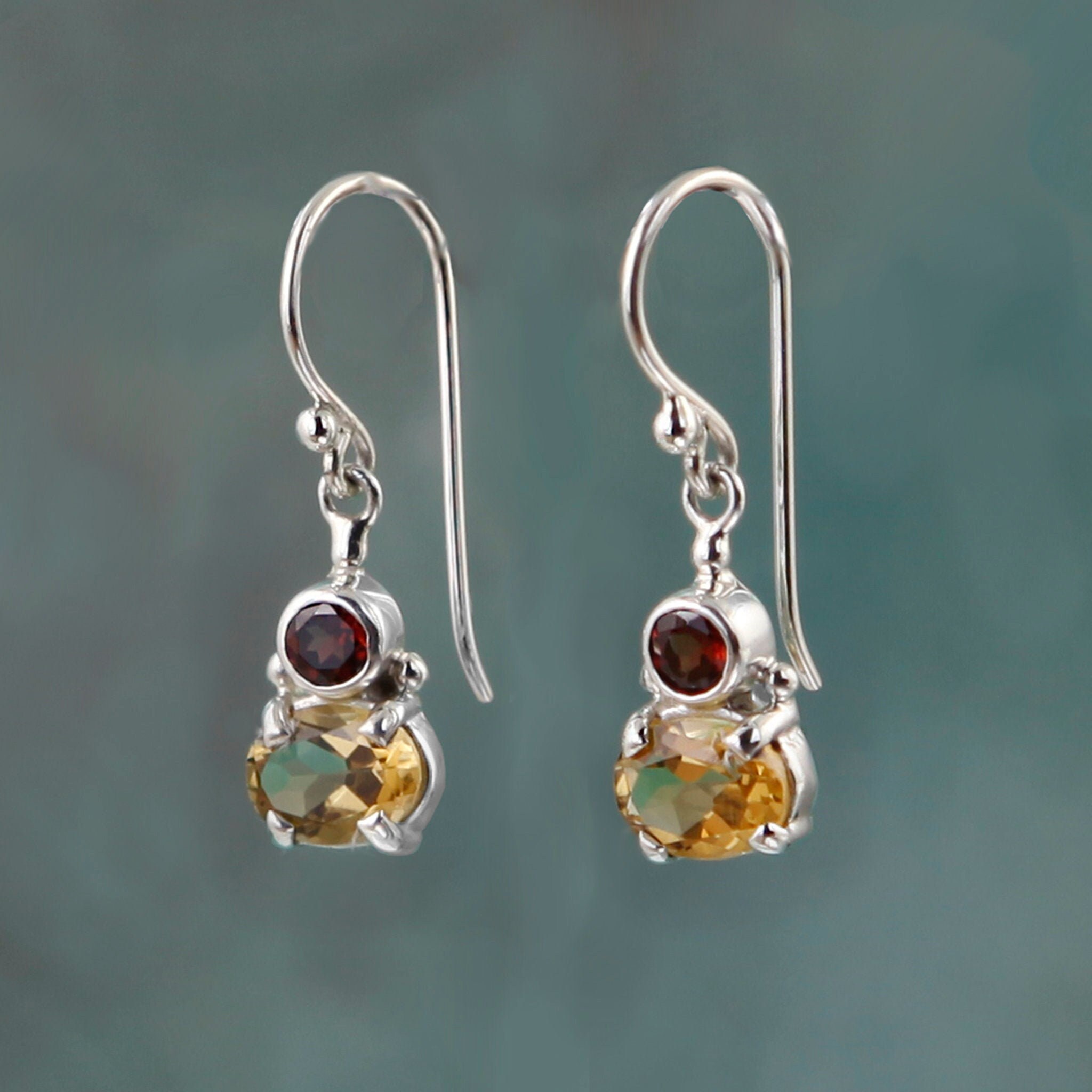 Darling Chanderlier Glass Pearls With 925 stamped Lever Back Earrings 