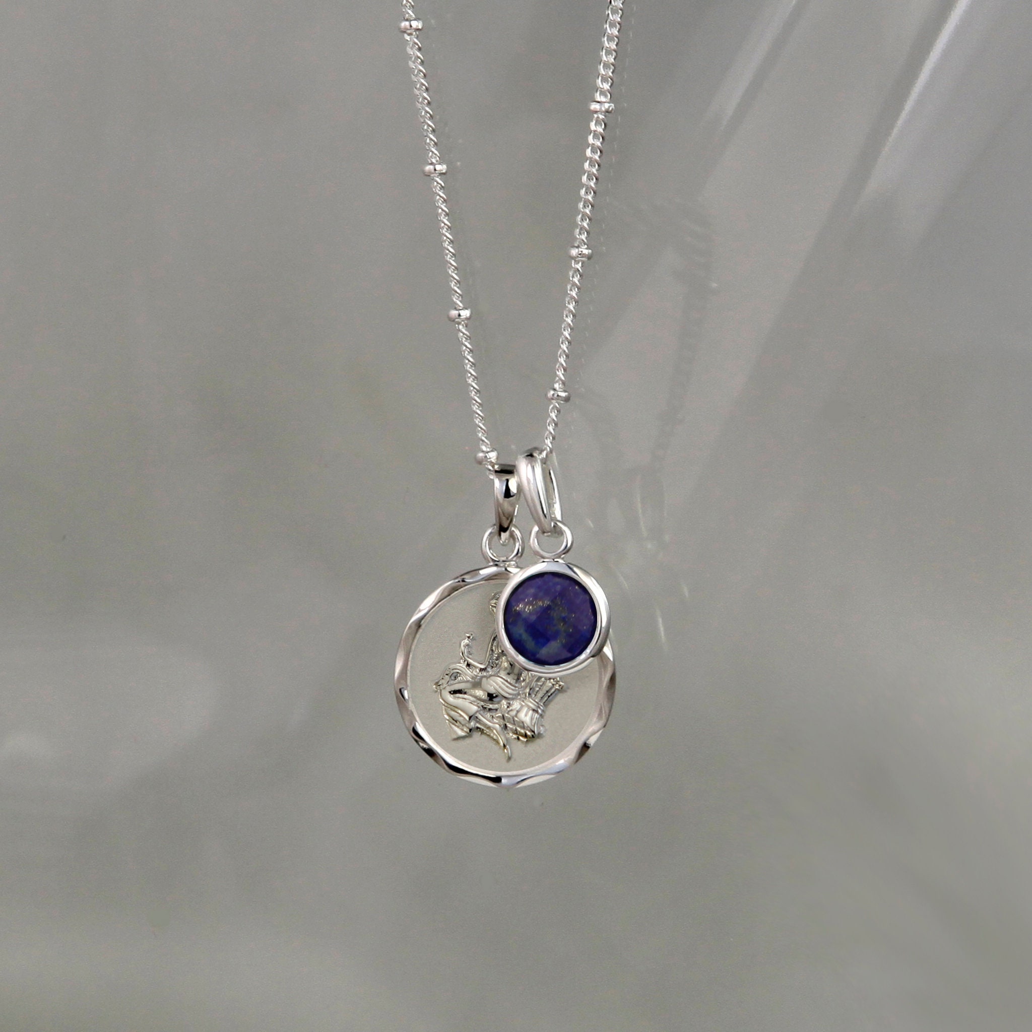 Collana Segno Zodiacale Vergine In Argento 925, Ciondolo E Catena, Regalo Astrologico Per Donne E Uomini