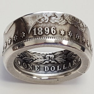Morgan Silver Dollar Coin Ring