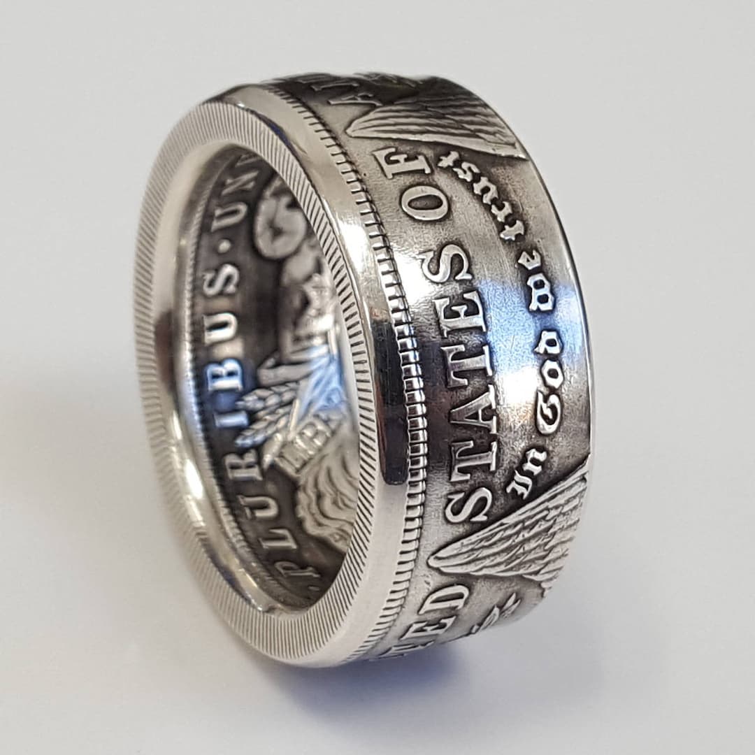 Morgan Silver Dollar Coin Ring - Etsy