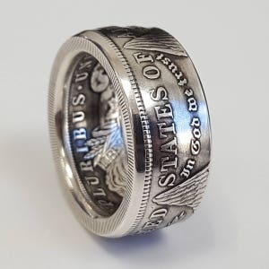 Morgan Silver Dollar Coin Ring