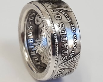 Silver Coin Ring - Etsy