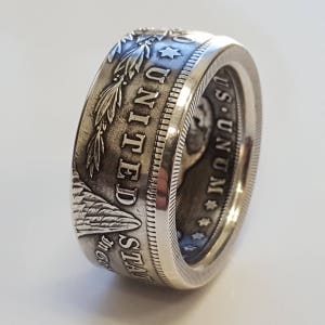 Morgan Silver Dollar Coin Ring - Etsy