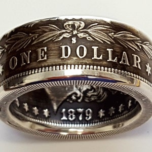 Morgan Silver Dollar Coin Ring