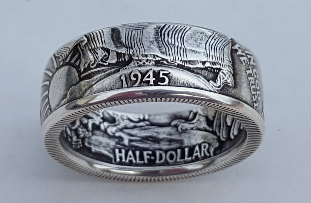 Walking Liberty Half Dollar Coin Ring - Etsy