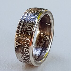 1964 Kennedy Half Dollar Coin Ring Tails Out - Etsy