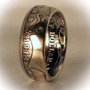 Barber Half Dollar Coin Ring