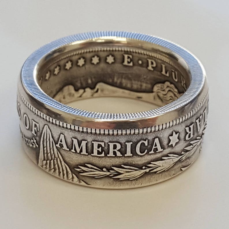 Morgan Silver Dollar Coin Ring | Etsy