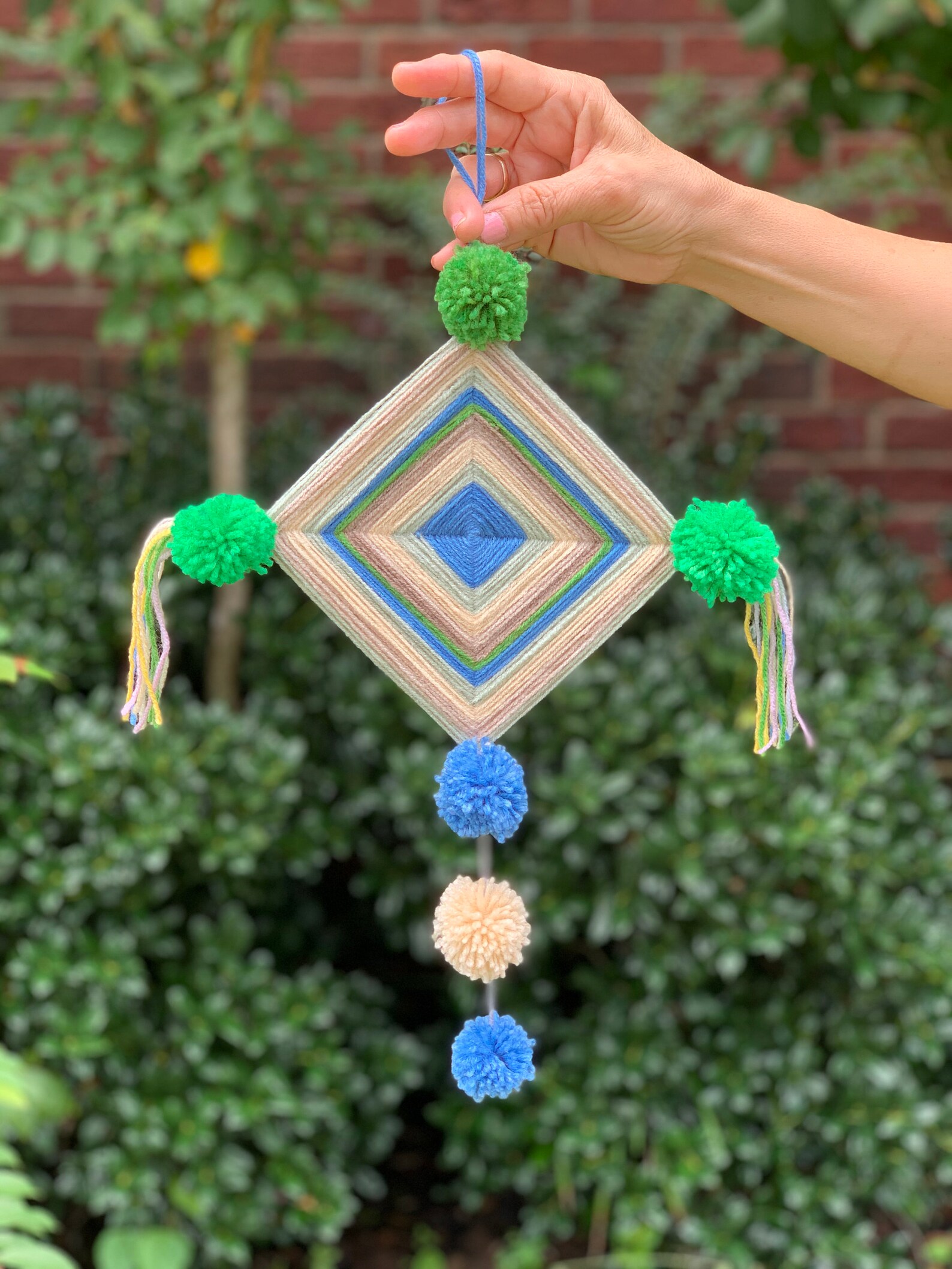 Ojo De Dios Wall Hanging God's Eye Wall Hanging Mexican Etsy