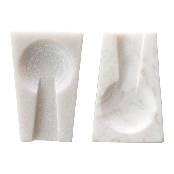 Geo Marble Spoon Rest