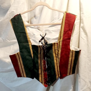 Renaissance/Medieval bodice with steel and plastic boning